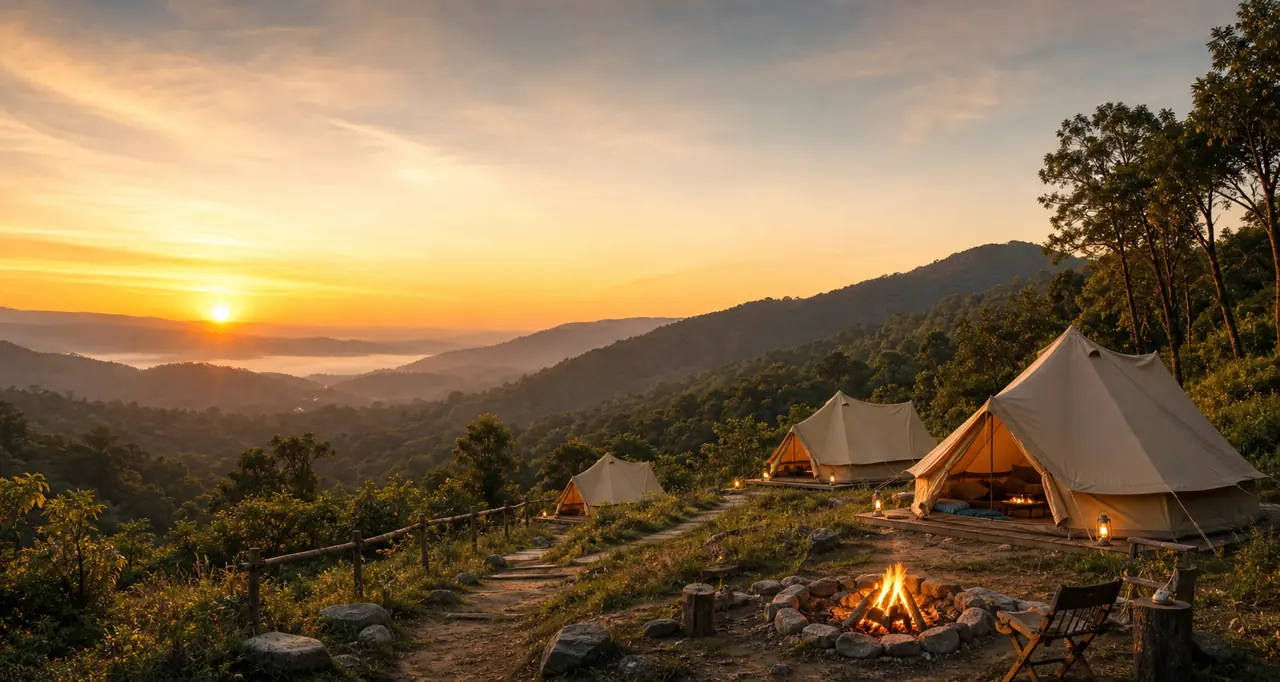 Camping at Ananthagiri Hills