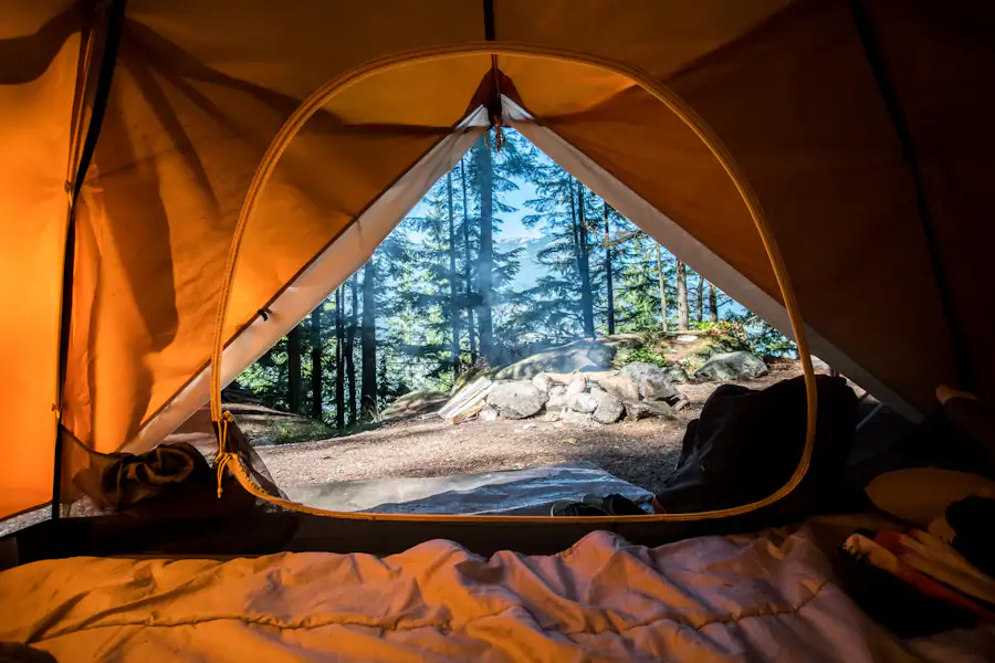 Tour camping site