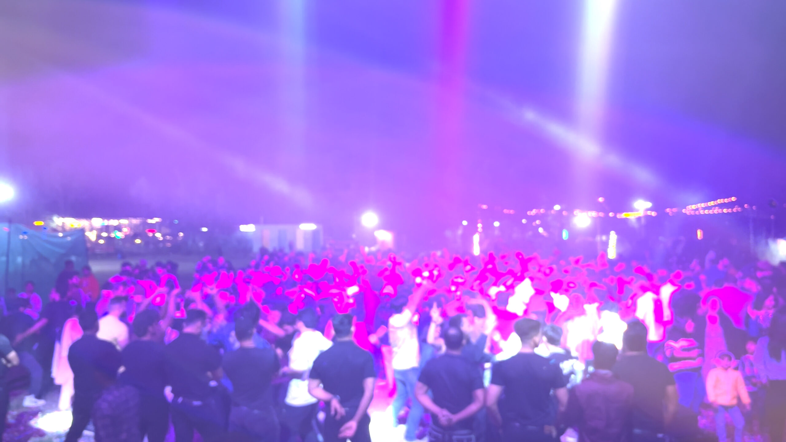 New Year Night Camping