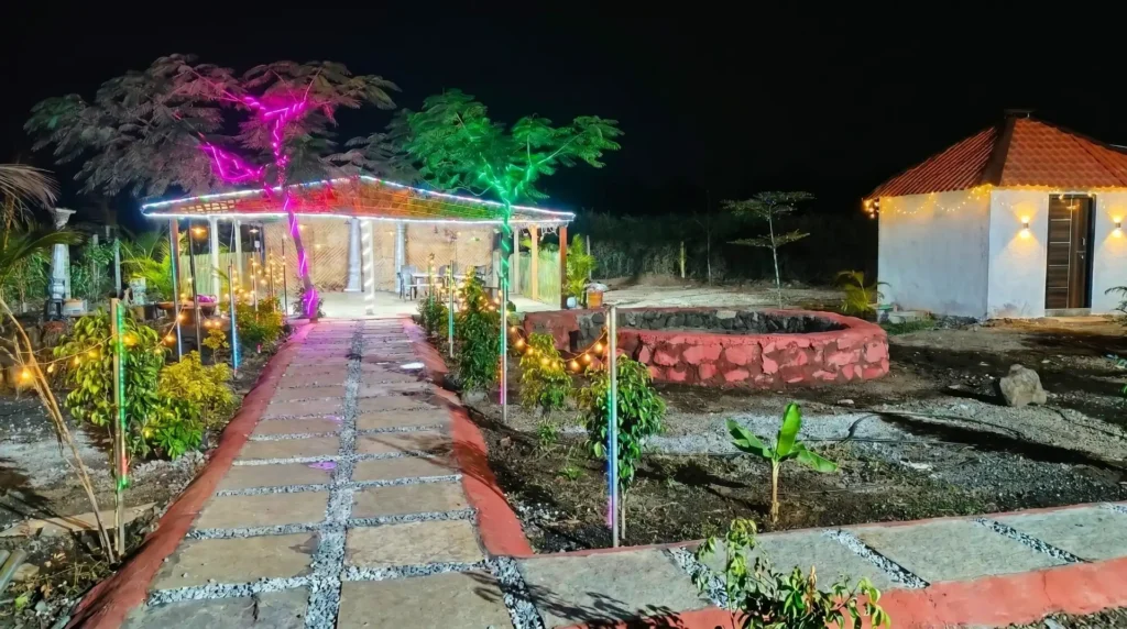 A relaxing farmhouse stay accommodation near Ananthagiri Hills managed by My Adventure Zone.