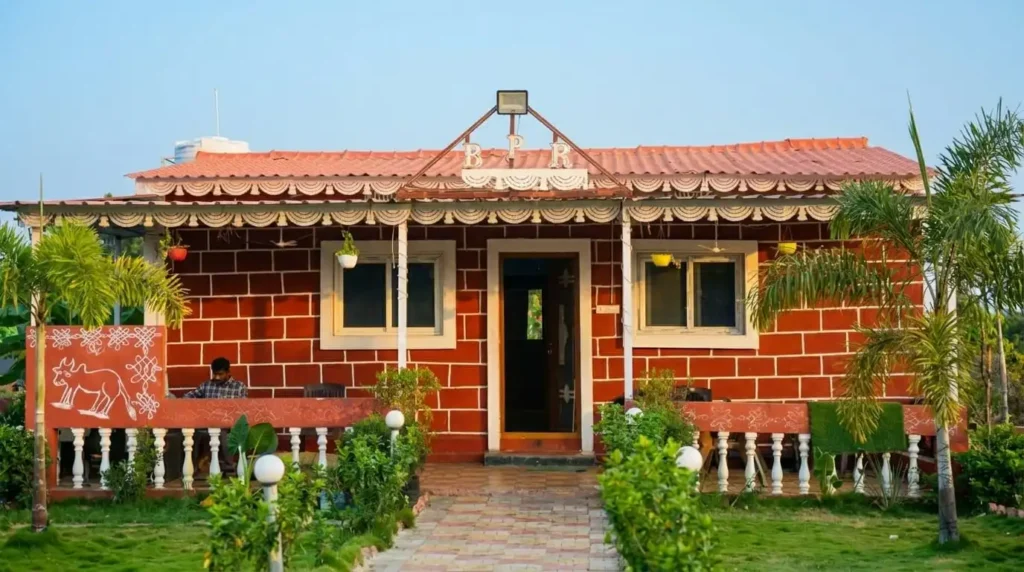 A relaxing farmhouse stay accommodation at the My Adventure Zone camping site in Vikarabad.