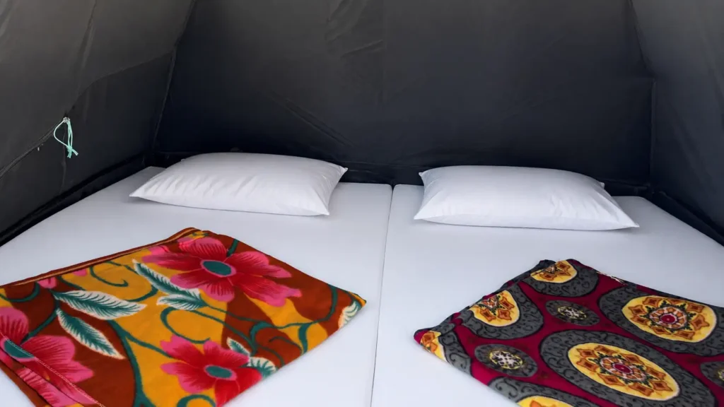 inside-tent-my-adventure-zone-ananthagiri-hills-camping