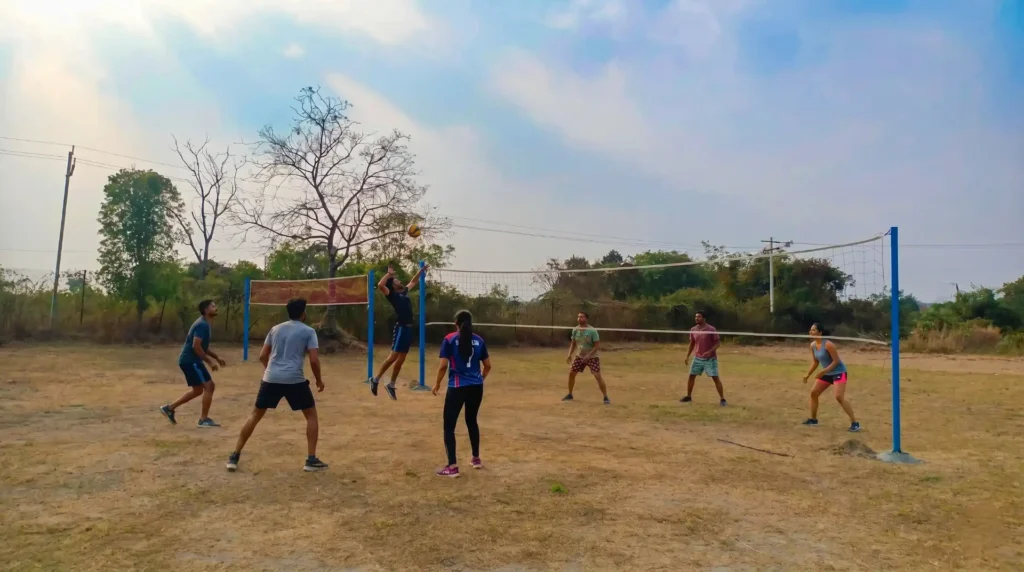 volleyball-area-my-adventure-zone-ananthagiri-hills-camping
