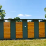 The clean common washrooms facility available for guests at the lakeside camping site of My Adventure Zone.