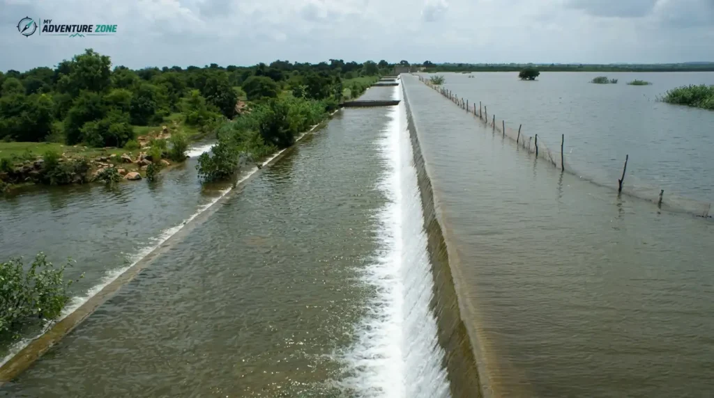 The scenic Kotpally Reservoir, one of the top places to visit in Ananthagiri Hills, featured by My Adventure Zone.
